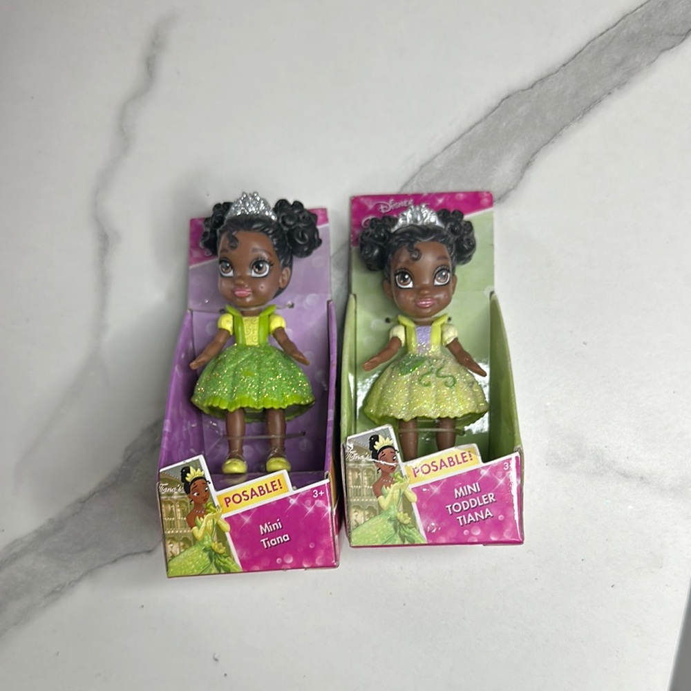 Disney princess 2 mini Tiana posables